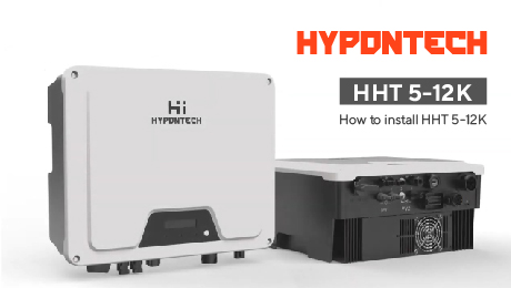 Installation de l’onduleur hybride triphasé Hypontech HHT 5-12kW